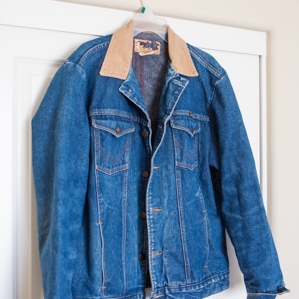 Wrangler Authentic Western Blanket Jean Jacket